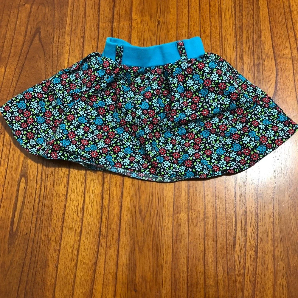 Children’s Place Floral Skort Skirt Girls 4T